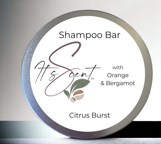 Citrus Burst Shampoo Bar. Suitable for All Hair Types incl Frizzy