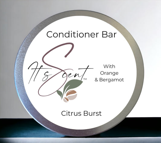 Citrus Burst Conditioner Bar. Suitable for All hair types including Frizzy