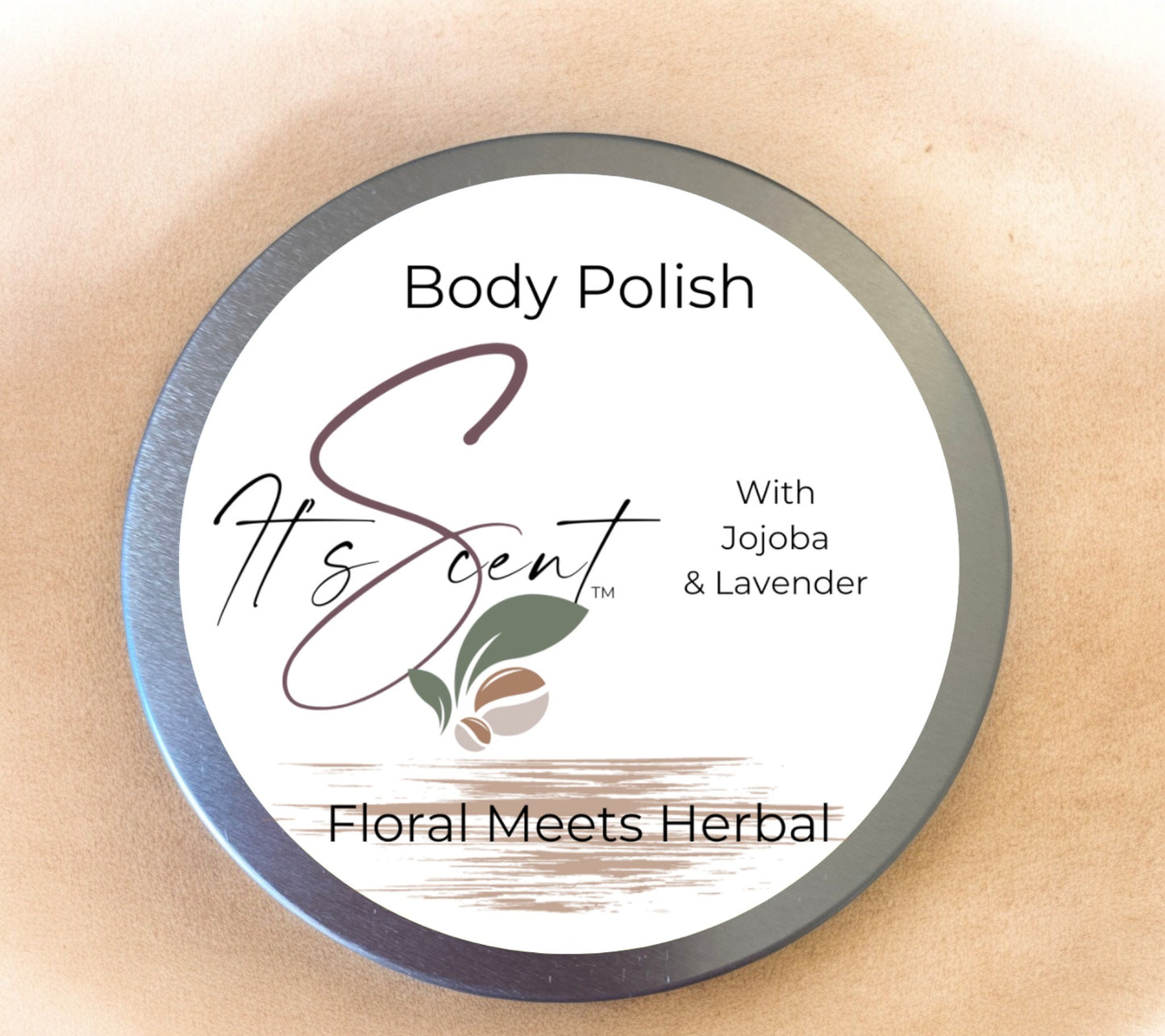 Floral meets Herbal Blend. Coffee Body Polish