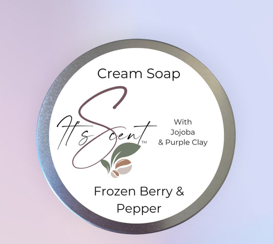 Frozen Berry & Pepper Cream Soap