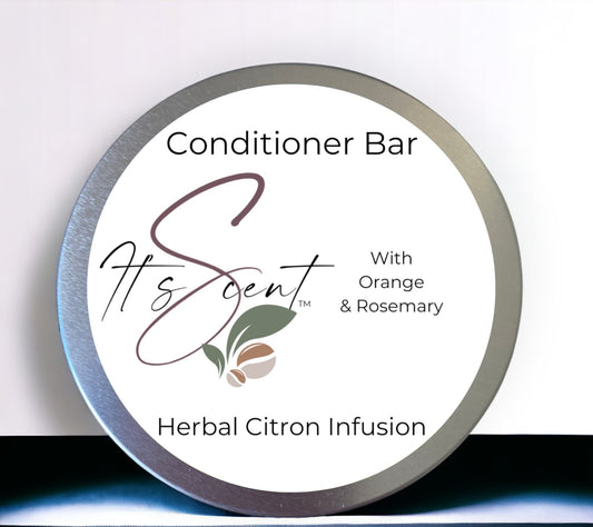 Herbal Citron Infusion Conditioner Bar. Suitable for  Normal/Dry Hair