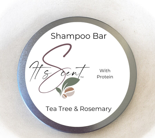 Tea Tree & Rosemary Shampoo Bar. Suitable for Oily/Problematic/Damaged Hair