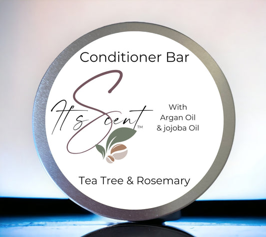 Tea Tree & Rosemary Conditioner Bar. Suitable for Oily/Problematic/Damaged Hair