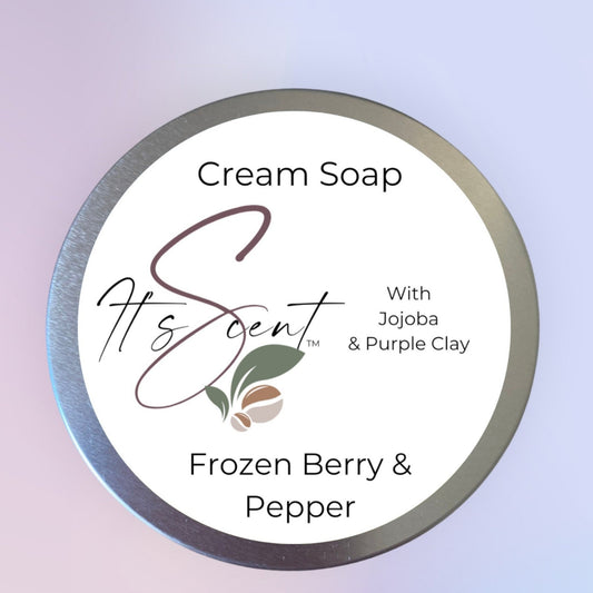 Frozen Berry & Pepper Cream Soap