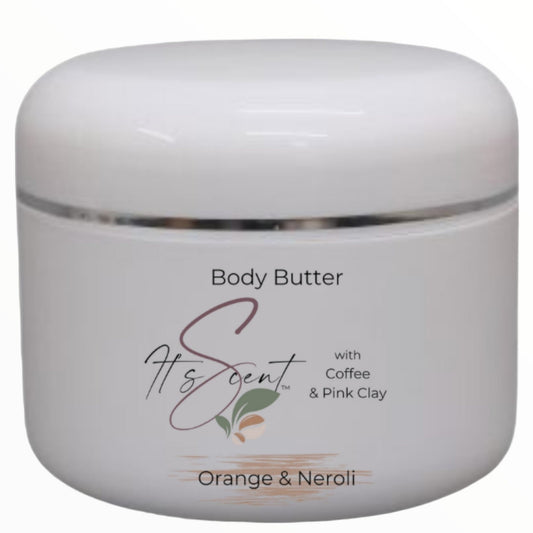 Orange & Neroli with Coffee  Whipped Body butter.